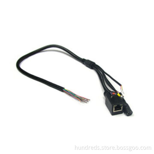 Cable with RJ-45 Connector, Various Lengths and Colors Available, Customized Cable Gauges Welcomed